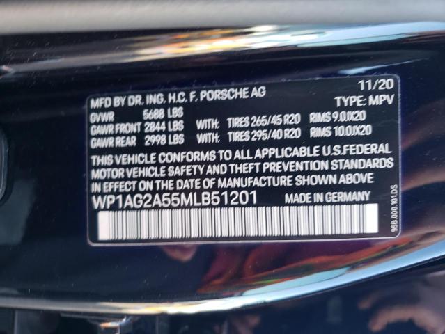 Photo 10 from auction – 2021 PORSCHE MACAN GTS with VIN WP1AG2A55MLB51201