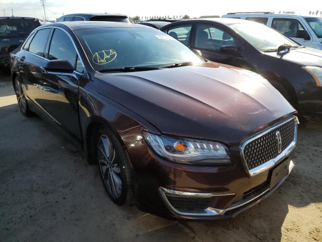 LINCOLN MKZ RESERV 2019 with VIN 3LN6L5LU8KR608490 - Photo from auction