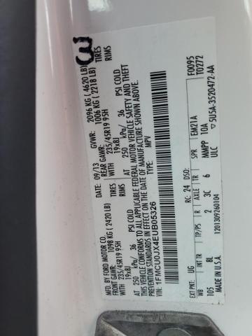 Photo 10 from auction – 2014 FORD ESCAPE TIT with VIN 1FMCU0JX4EUB05326