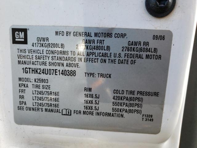 Photo 10 from auction – 2007 GMC SIERRA K25 with VIN 1GTHK24U07E140388