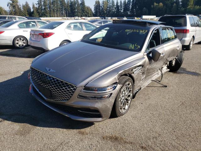 Photo 2 from auction – 2021 GENESIS G80 BASE with VIN KMTGC4SD5MU076763