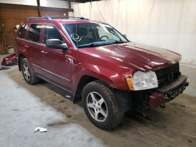JEEP GRAND CHER 2007 with VIN 1J8GR48K87C655784 - Photo from auction