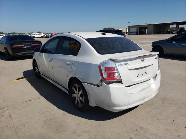 Photo 3 from auction – 2012 NISSAN SENTRA 2.0 with VIN 3N1AB6AP3CL672612