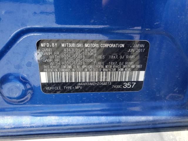 Photo 10 from auction – 2017 MITSUBISHI OUTLANDER with VIN JA4AR3AW2HZ062273