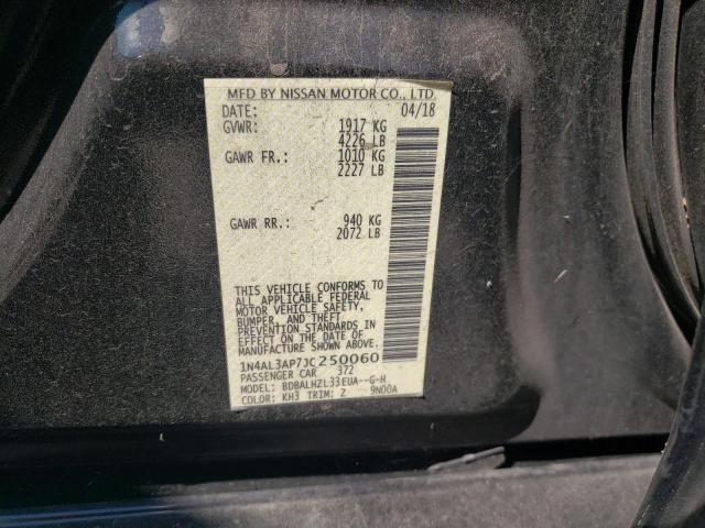 Photo 10 from auction – 2018 NISSAN ALTIMA 2.5 with VIN 1N4AL3AP7JC250060
