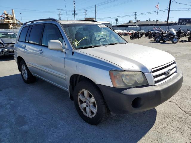 TOYOTA HIGHLANDER 2001 with VIN JTEGD21A110012533 - Photo from auction