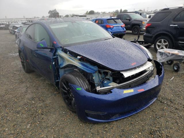 TESLA MODEL Y 2022 with VIN 7SAYGDEE2NF395787 - Photo from auction