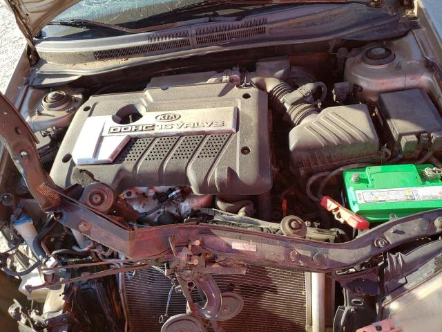 Photo 7 from auction – 2005 KIA SPECTRA LX with VIN KNAFE121855134673
