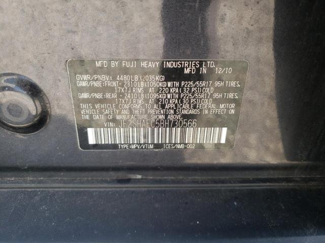 Photo 10 from auction – 2011 SUBARU FORESTER L with VIN JF2SHAEC5BH730566