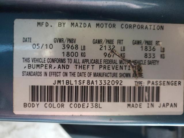 Photo 10 from auction – 2010 MAZDA 3 I with VIN JM1BL1SF8A1332092