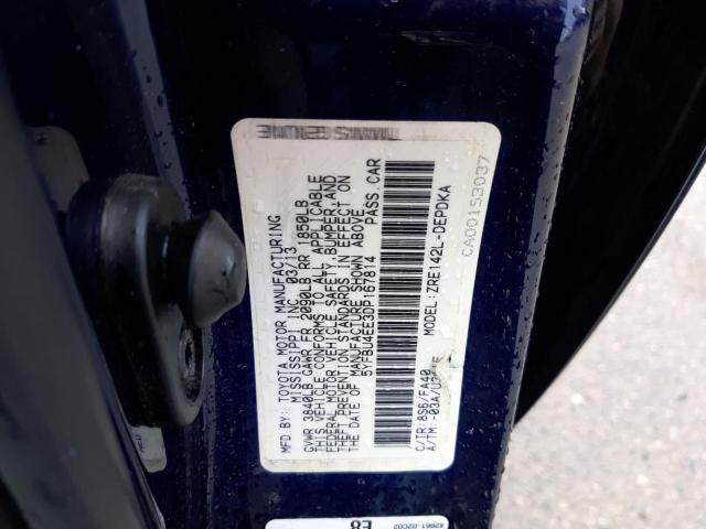 Photo 10 from auction – 2013 TOYOTA COROLLA BA with VIN 5YFBU4EE3DP167814