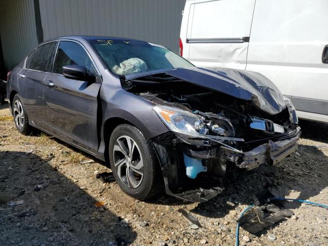 HONDA ACCORD LX 2016 with VIN 1HGCR2F37GA011101 - Photo from auction