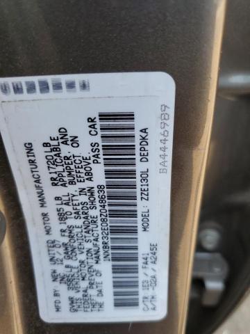 Photo 10 from auction – 2008 TOYOTA COROLLA CE with VIN 1NXBR32E08Z048638
