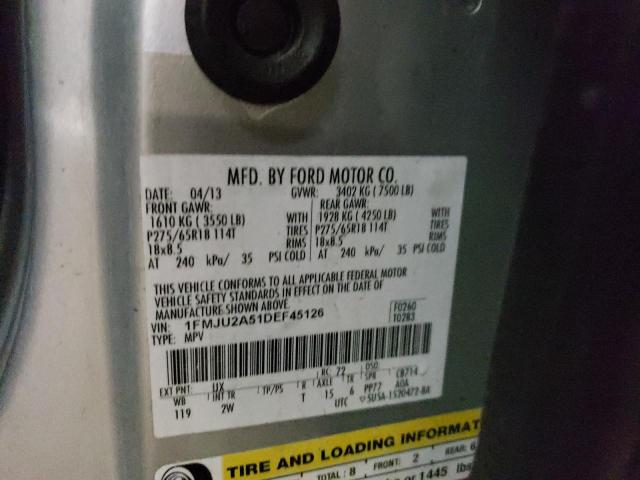 Photo 10 from auction – 2013 FORD EXPEDITION with VIN 1FMJU2A51DEF45126