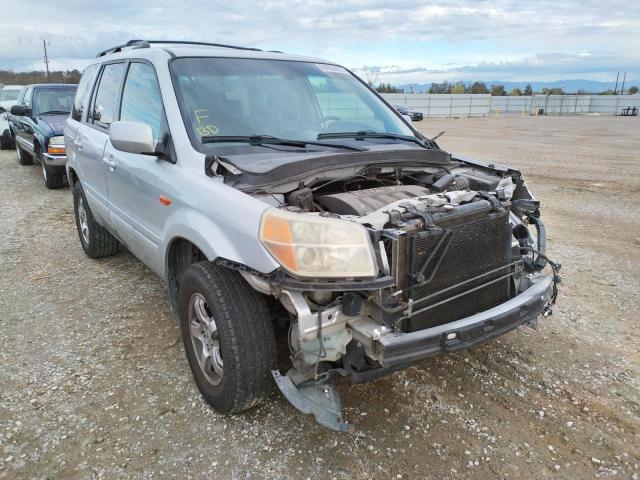 HONDA PILOT EX 2006 with VIN 5FNYF28596B009786 - Photo from auction