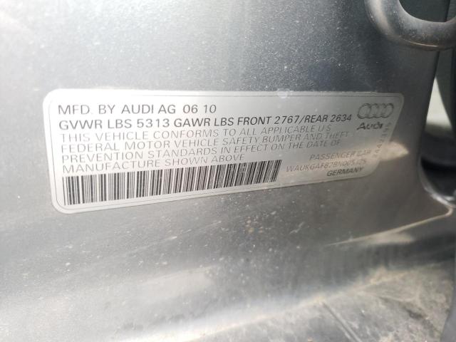 Photo 10 from auction – 2011 AUDI A6 PRESTIG with VIN WAUKGAFB2BN005125