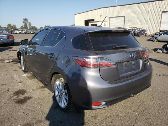 Photo 3 from auction – 2012 LEXUS CT 200 with VIN JTHKD5BH5C2105430