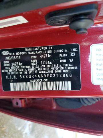 Photo 10 from auction – 2015 KIA OPTIMA SX with VIN 5XXGR4A69FG392868