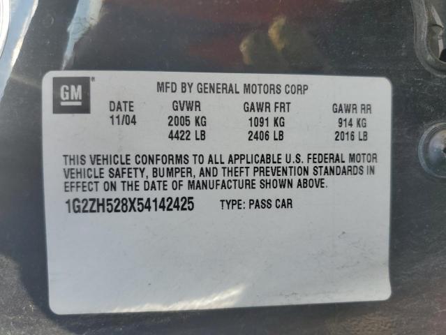 Photo 10 from auction – 2005 PONTIAC G6 GT with VIN 1G2ZH528X54142425