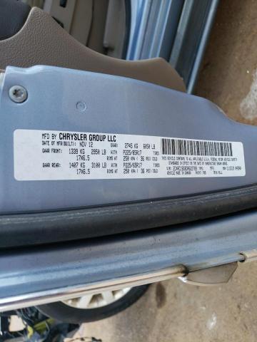 Photo 10 from auction – 2013 CHRYSLER TOWN & COU with VIN 2C4RC1BG8DR622789