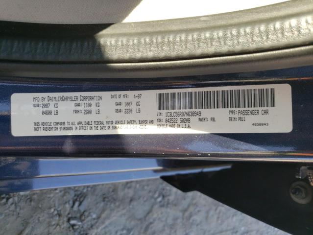 Photo 10 from auction – 2007 CHRYSLER SEBRING TO with VIN 1C3LC56R97N638949