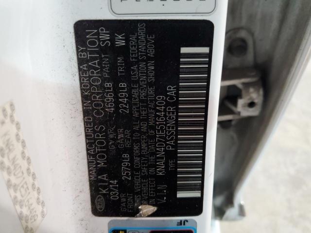 Photo 10 from auction – 2014 KIA CADENZA PR with VIN KNALN4D71E5164409