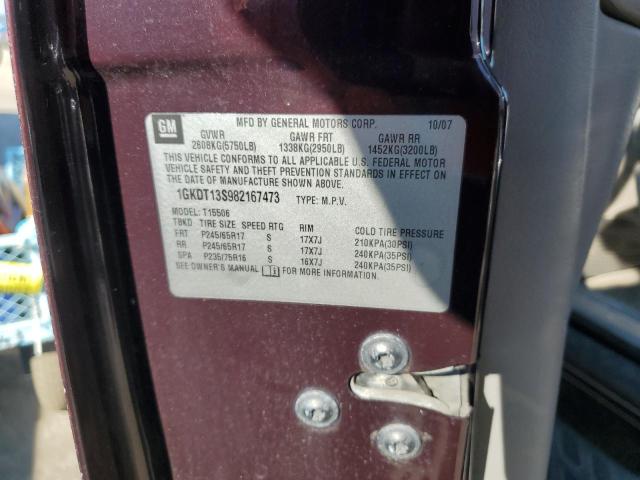 Photo 10 from auction – 2008 GMC ENVOY with VIN 1GKDT13S982167473