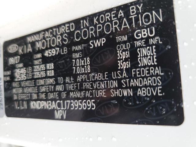 Photo 10 from auction – 2018 KIA SPORTAGE E with VIN KNDPN3AC1J7395695