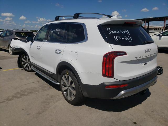 Photo 3 from auction – 2022 KIA TELLURIDE with VIN 5XYP64HC5NG279837