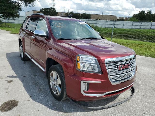 GMC TERRAIN DE 2016 with VIN 2GKALREK5G6199983 - Photo from auction
