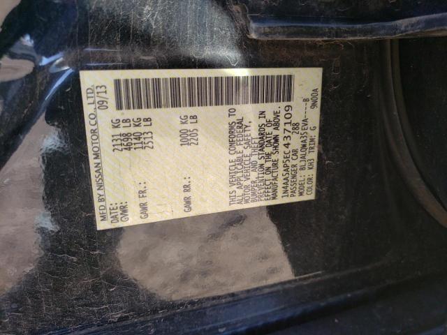 Photo 10 from auction – 2014 NISSAN MAXIMA S with VIN 1N4AA5AP5EC437109