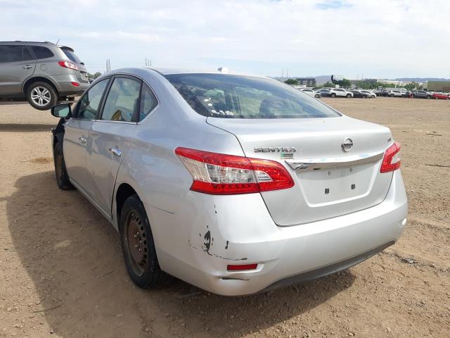 Photo 3 from auction – 2015 NISSAN SENTRA S with VIN 3N1AB7AP1FL638792