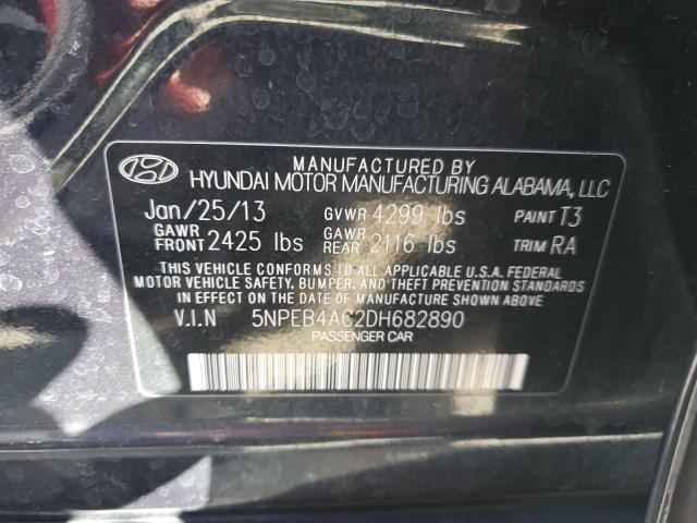 Photo 10 from auction – 2013 HYUNDAI SONATA GLS with VIN 5NPEB4AC2DH682890