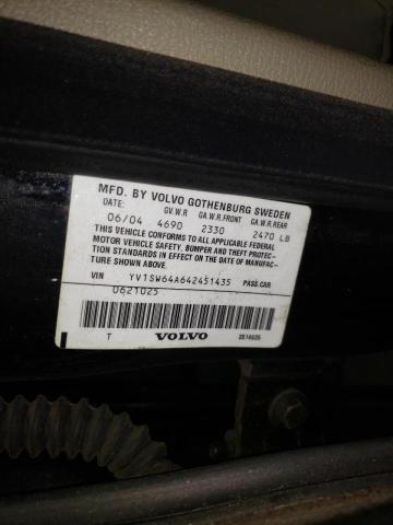 Zdjęcie 10 z aukcji – 2004 VOLVO V70 z VIN YV1SW64A642451435