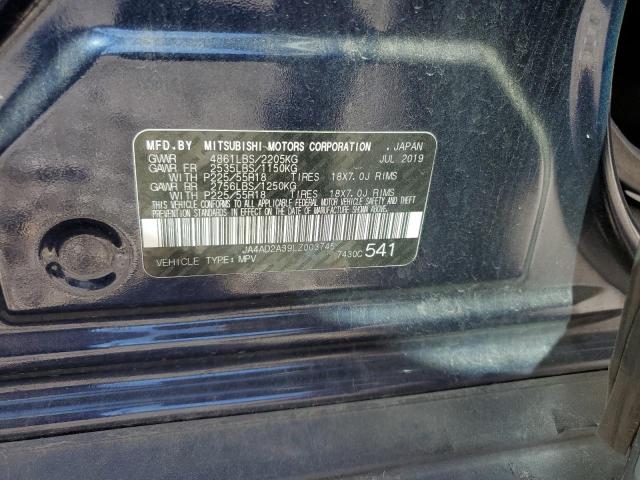 Photo 10 from auction – 2020 MITSUBISHI OUTLANDER with VIN JA4AD2A39LZ003745