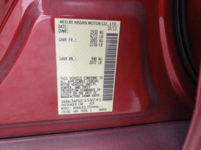 Photo 10 from auction – 2014 NISSAN ALTIMA 2.5 with VIN 1N4AL3AP5EC159245