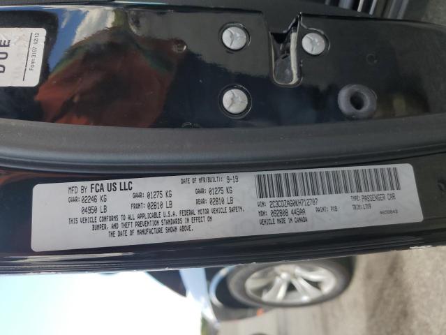 Photo 10 from auction – 2019 DODGE CHALLENGER with VIN 2C3CDZAG0KH712707