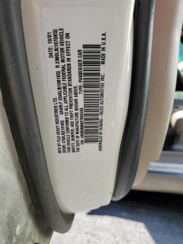Photo 10 from auction – 2002 SUBARU LEGACY OUT with VIN 4S3BH896627625455