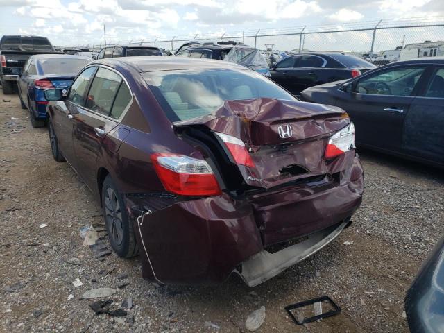 Photo 3 from auction – 2014 HONDA ACCORD LX with VIN 1HGCR2F34EA251154
