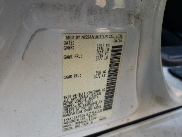 Photo 10 from auction – 2016 NISSAN ALTIMA 2.5 with VIN 1N4AL3AP8GN375470