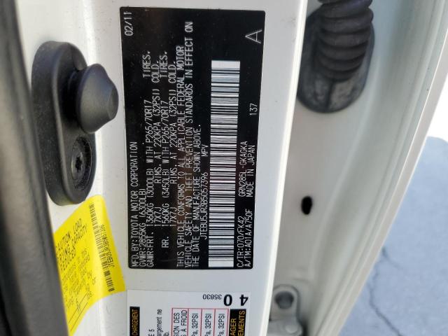 Photo 10 from auction – 2011 TOYOTA 4RUNNER SR with VIN JTEBU5JR3B5057396