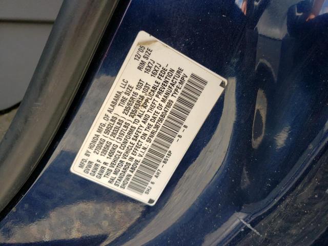 Photo 10 from auction – 2006 HONDA ODYSSEY EX with VIN 5FNRL38756B047889