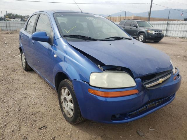 CHEVROLET AVEO LT 2005 with VIN KL1TG52635B294651 - Photo from auction
