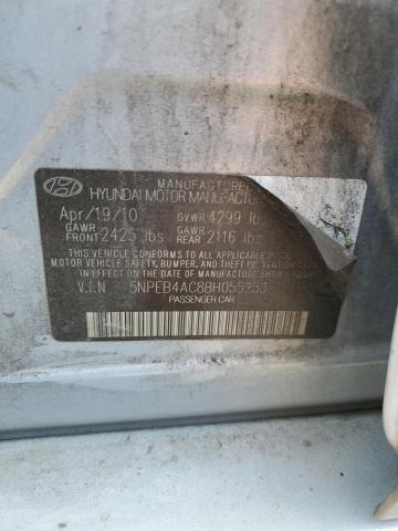 Photo 10 from auction – 2011 HYUNDAI SONATA GLS with VIN 5NPEB4AC8BH055253
