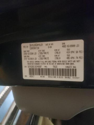 Photo 10 from auction – 2005 DODGE RAM 2500 S with VIN 3D7KS28C15G705587