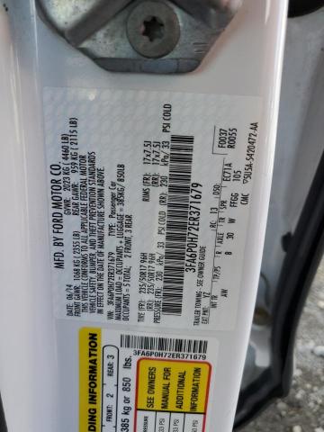 Photo 10 from auction – 2014 FORD FUSION SE with VIN 3FA6P0H72ER371679