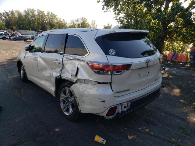 Photo 3 from auction – 2015 TOYOTA HIGHLANDER with VIN 5TDDKRFH9FS076528