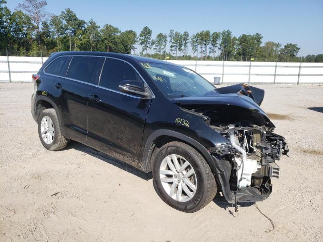 TOYOTA HIGHLANDER 2015 with VIN 5TDZARFH0FS013097 - Photo from auction
