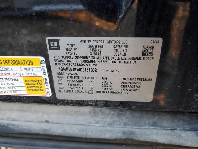 Photo 10 from auction – 2013 CHEVROLET TRAVERSE L with VIN 1GNKVLKD4DJ161082