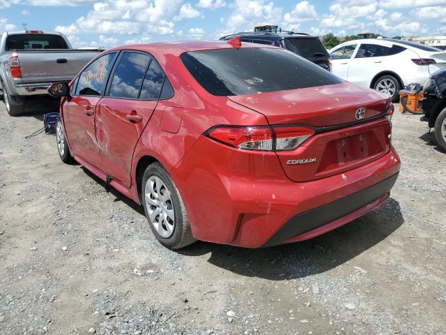 Photo 3 from auction – 2021 TOYOTA COROLLA LE with VIN JTDEPMAE4MJ170204